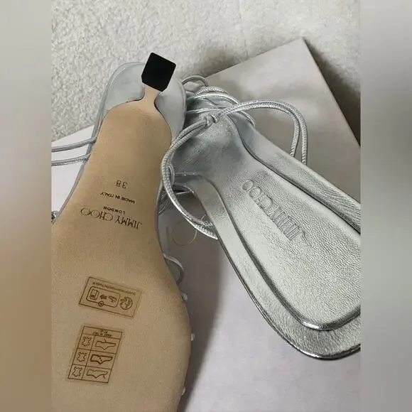 Jimmy Choo Jemma Mule 50 Shoe 37.5 - Picture 7 of 9